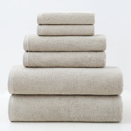 Beige Premium Cotton Towel Set