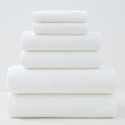 White Cotton Towel Set