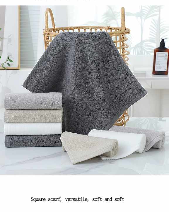 White Cotton Towel Set