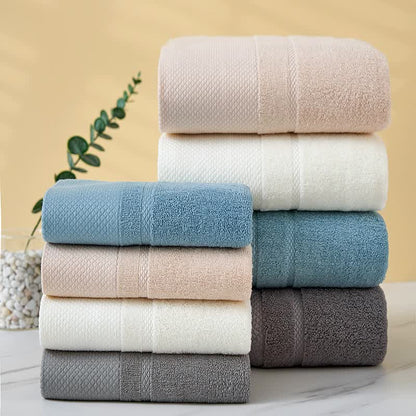 Beige Soft and Absorbent Towel Set